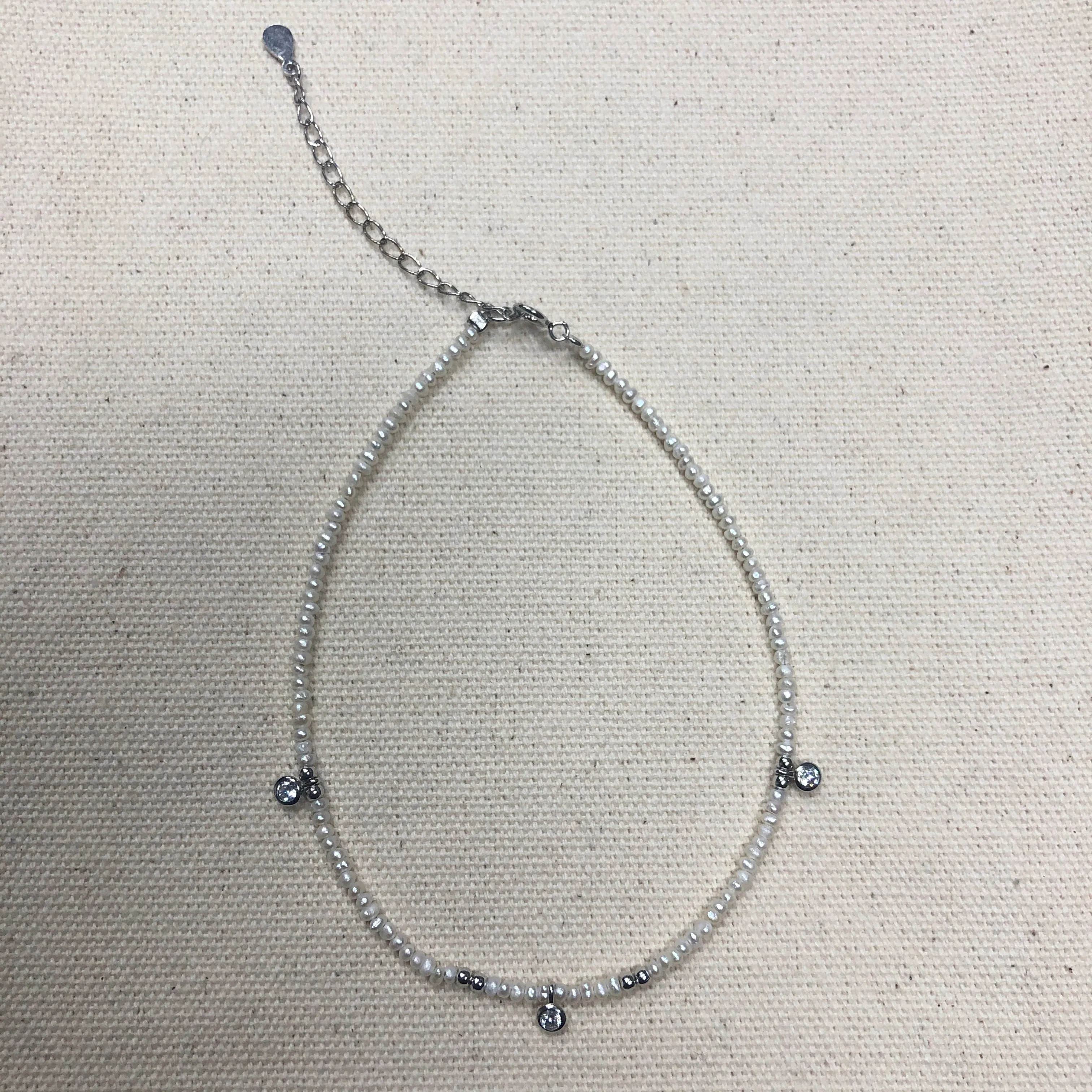 The Brittany - Pearl anklet