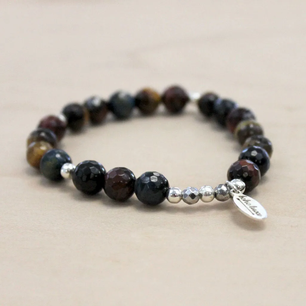 The Laurie - Mixed Tigers Eye Bracelet