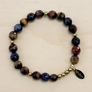 The Laurie - Mixed Tigers Eye Bracelet