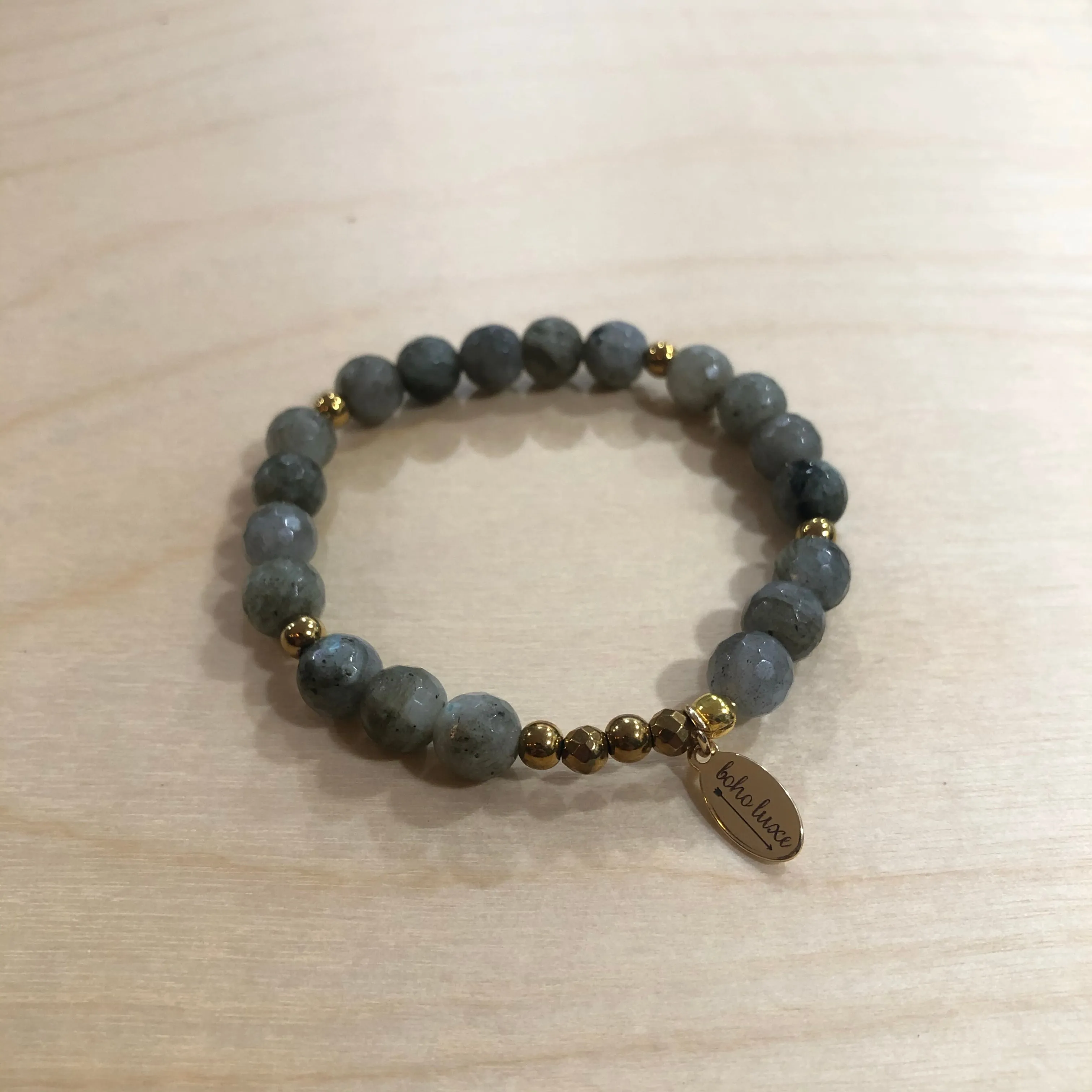 The Samantha  - labradorite bracelet