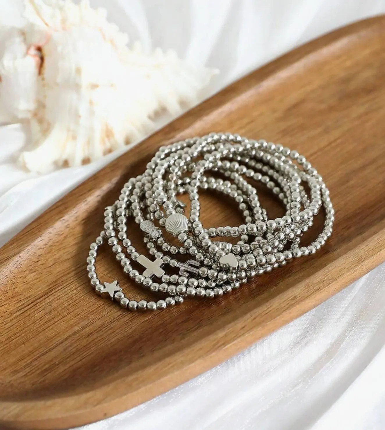 The September Silver Bracelet Set