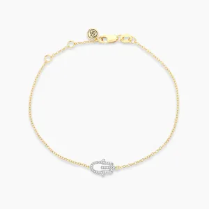 Think Good Thoughts Chain Bracelet