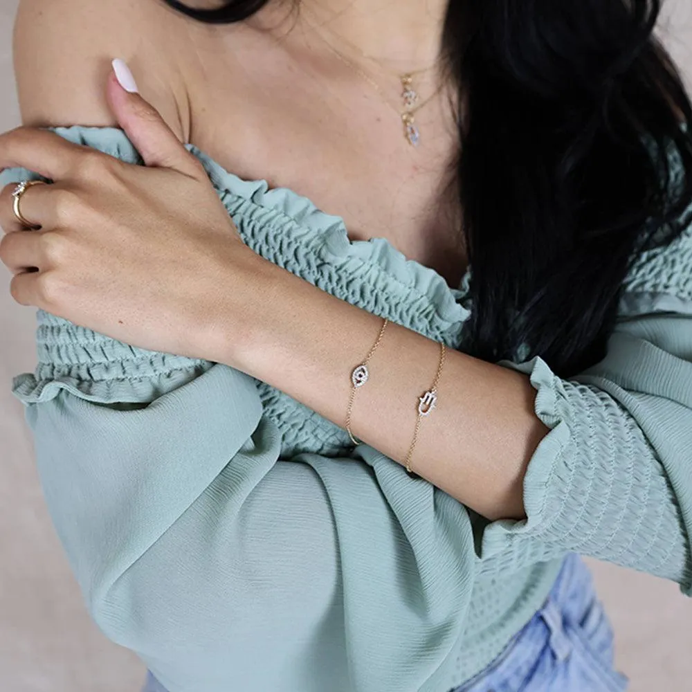 Think Good Thoughts Chain Bracelet