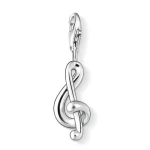 Thomas Sabo Charm Club Sterling Silver Treble Clef Charm D