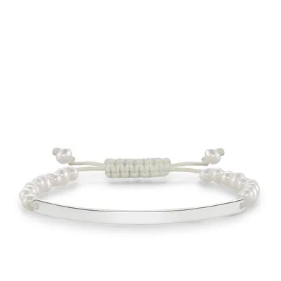 Thomas Sabo Lovebridge Freshwater Pearl Adjustable Bracelet 16-21cm