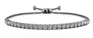 Timeless Dreams Adjustable Lab-Grown Diamond Bracelet with 1.65 ct.(finished) 2.7mm