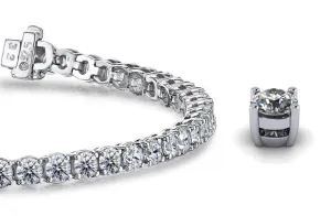 Timeless Dreams Lab-Grown Diamond Tennis Bracelet with 9.00 ct.(finished) 3.7mm