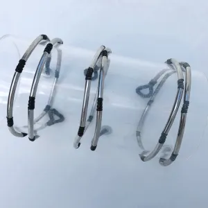 TM. Wrap Silver Panel Bracelet