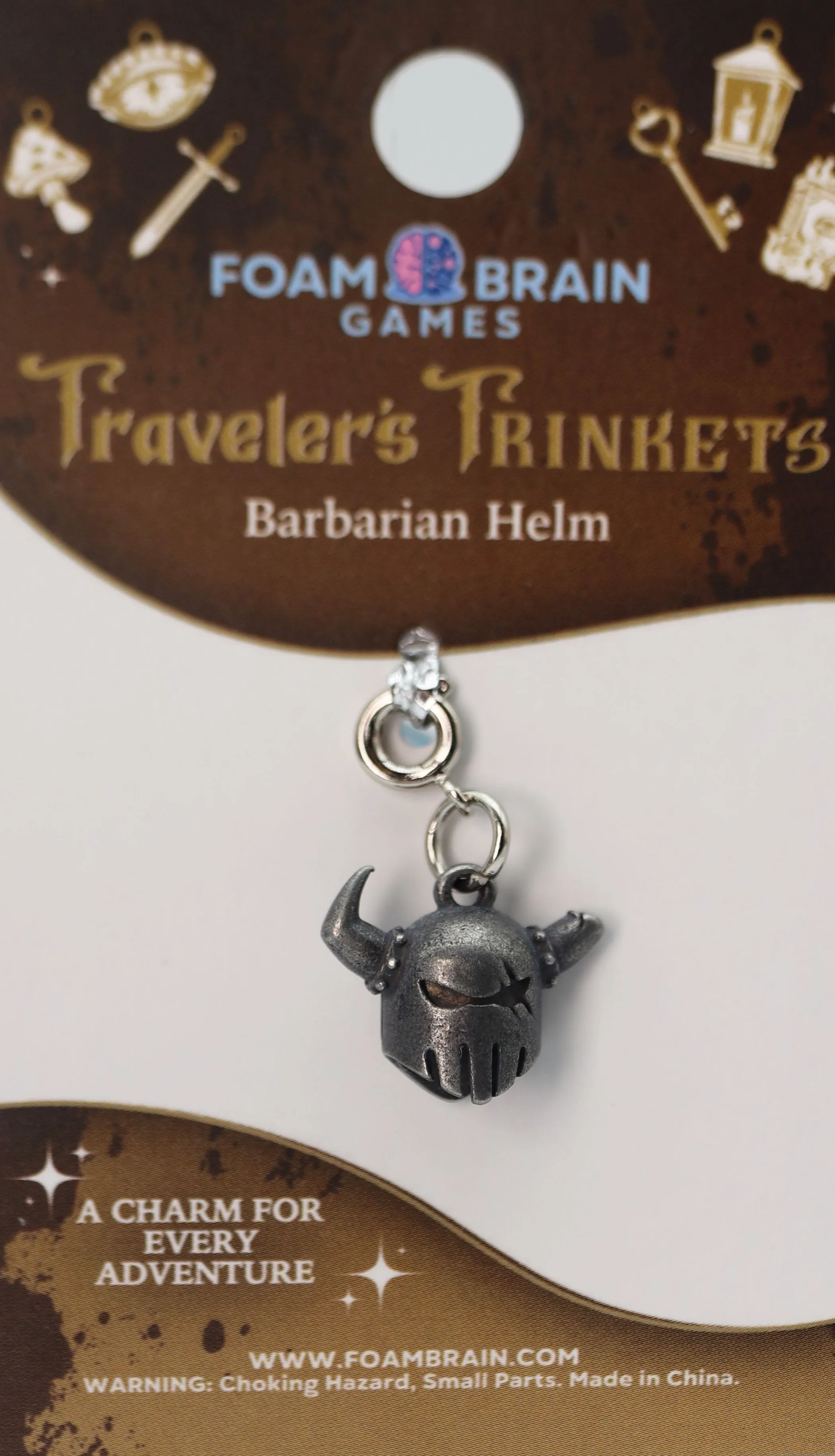 Traveler's Trinkets: Barbarian Helm Charm