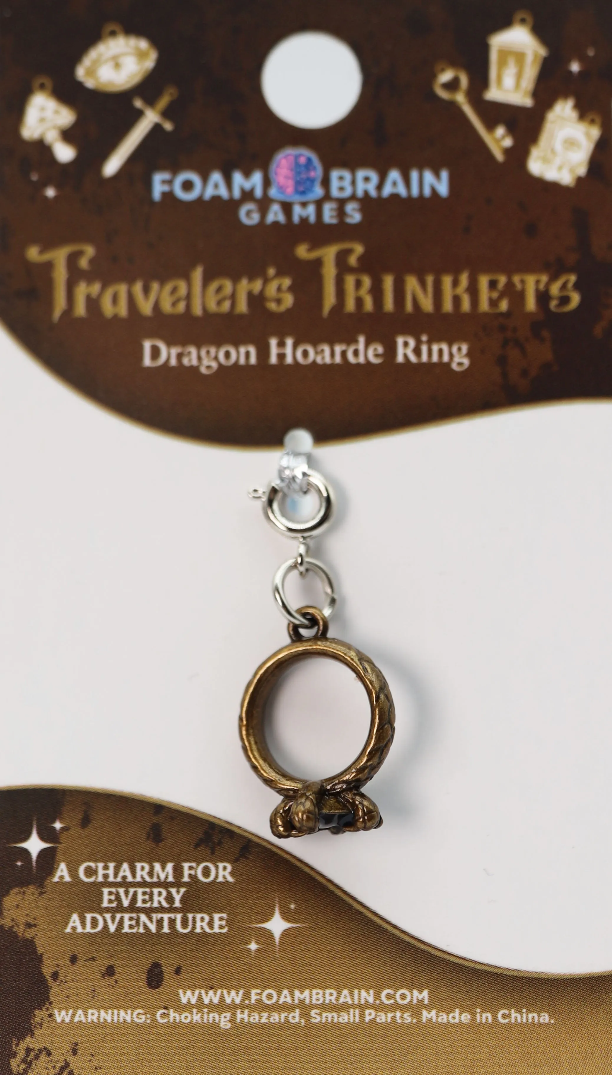 Traveler's Trinkets: Dragon Hoarde Ring Charm