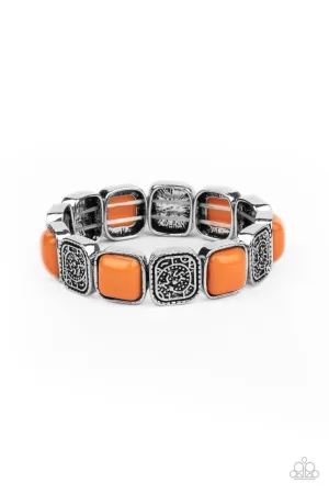 Trendy Tease Orange Paparazzi Bracelet
