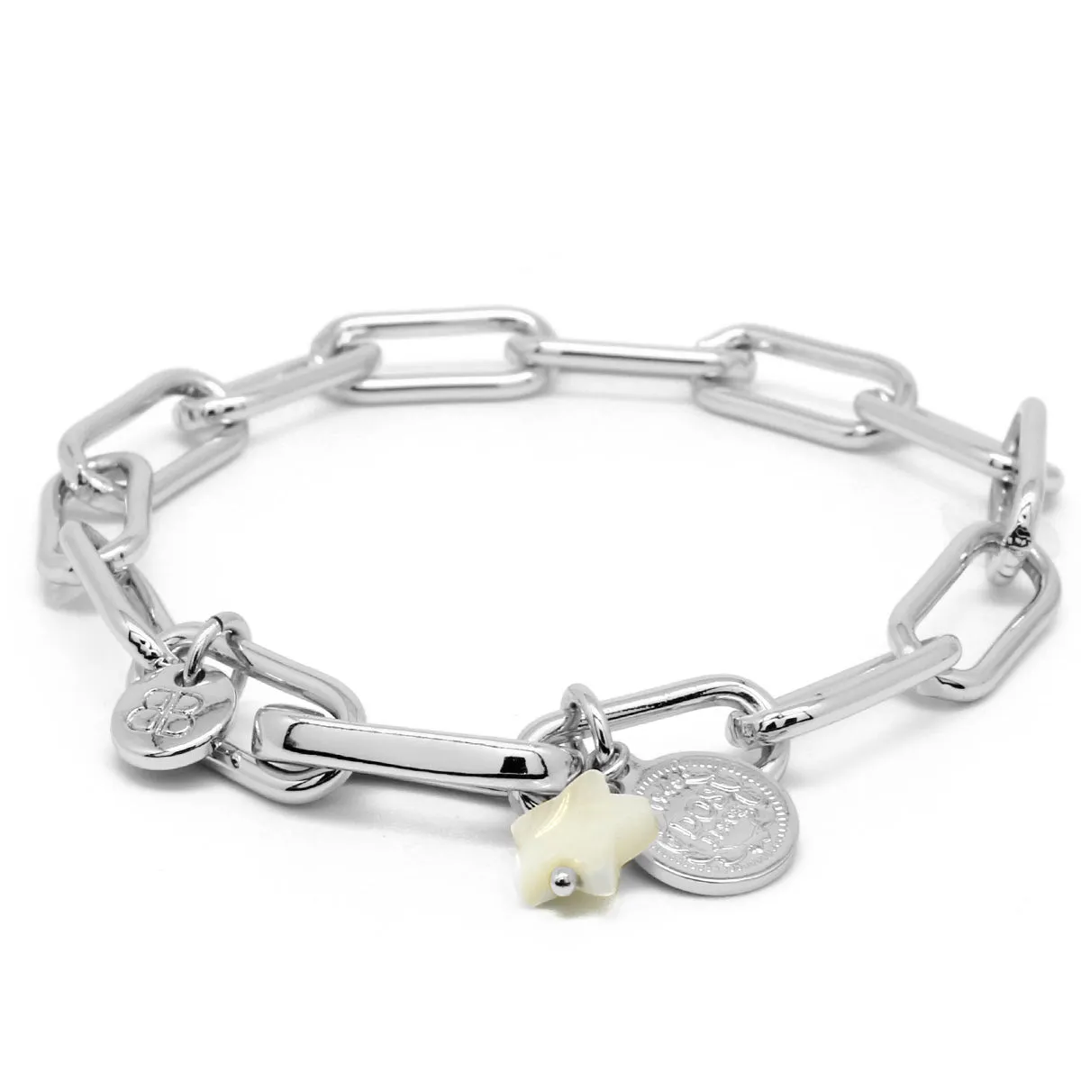 Ukelele Chain Charm Bracelet in Silver or Gold