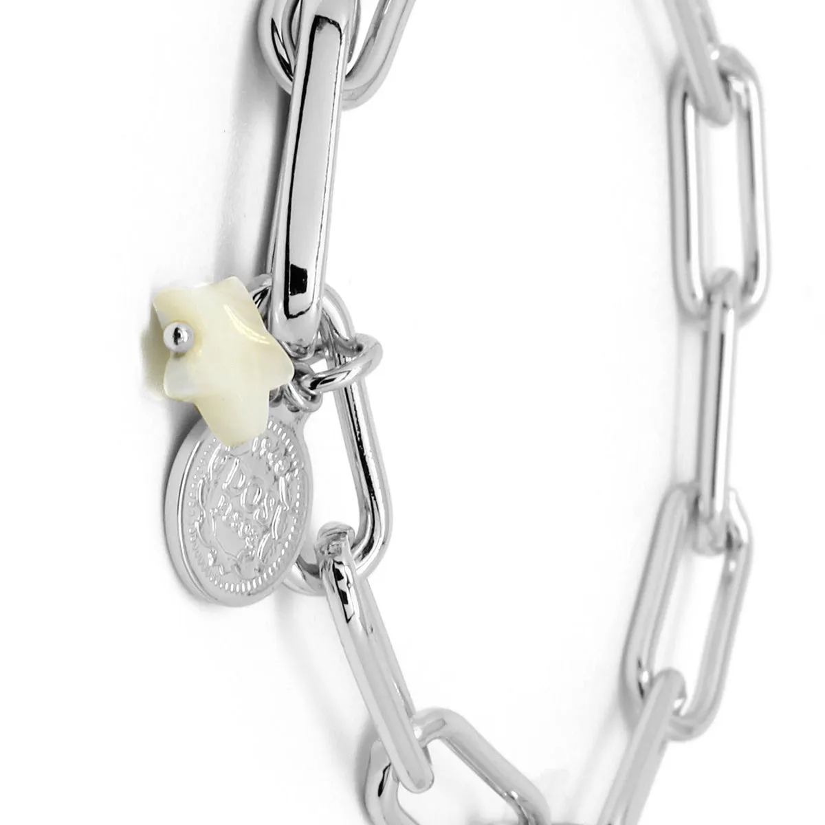 Ukelele Chain Charm Bracelet in Silver or Gold