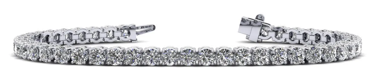 Ultimate Tennis Bracelet with Side Stones Lab-Grown Diamond  with 14.39 ct.(finished) 1.6mm, 4.5mm