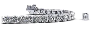 Ultimate Tennis Bracelet with Side Stones Lab-Grown Diamond  with 14.39 ct.(finished) 1.6mm, 4.5mm