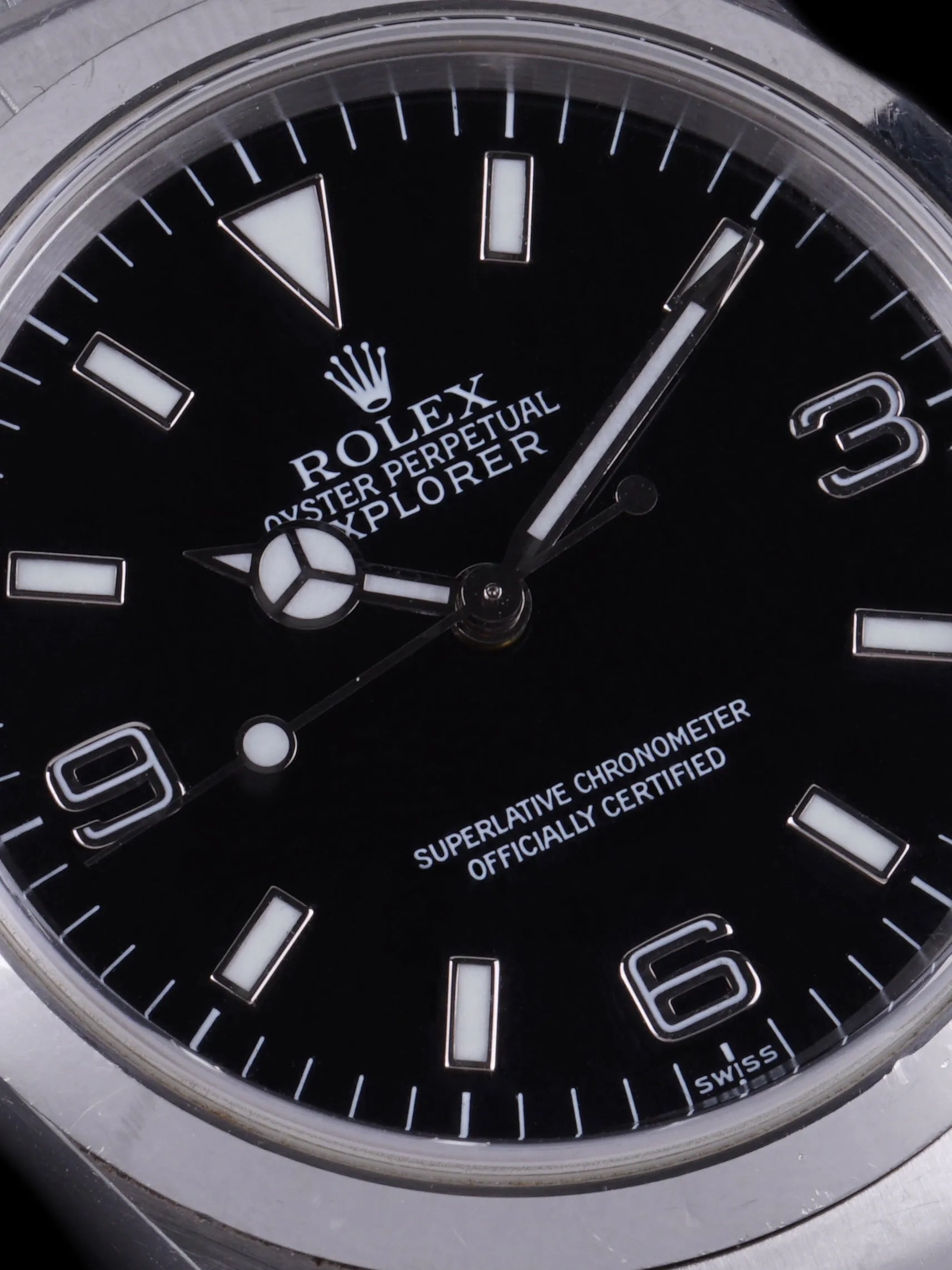 Unpolished 1999 Rolex Explorer I (Ref. 14270) SWISS Only