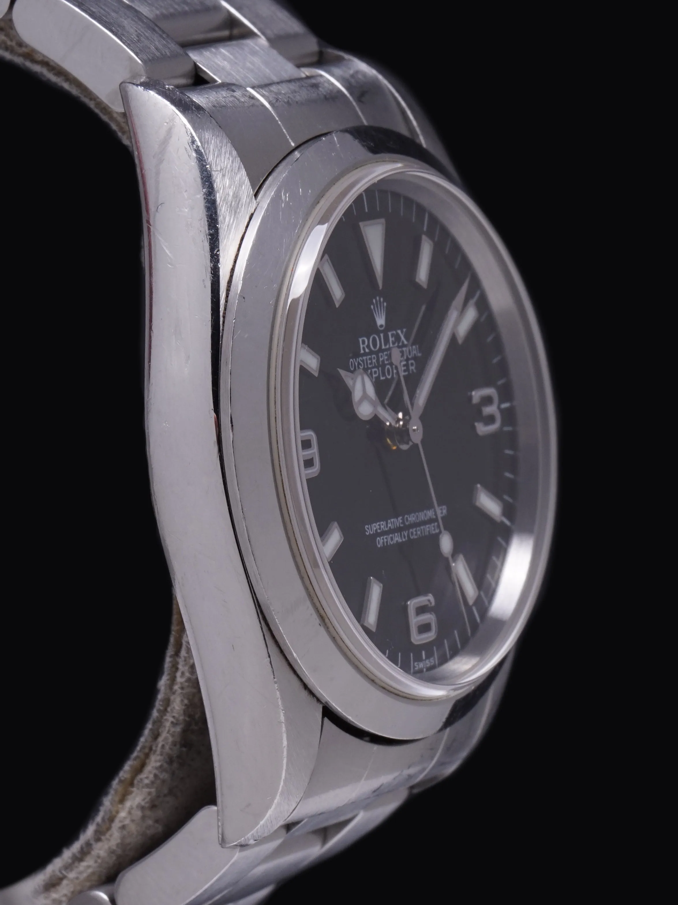 Unpolished 1999 Rolex Explorer I (Ref. 14270) SWISS Only