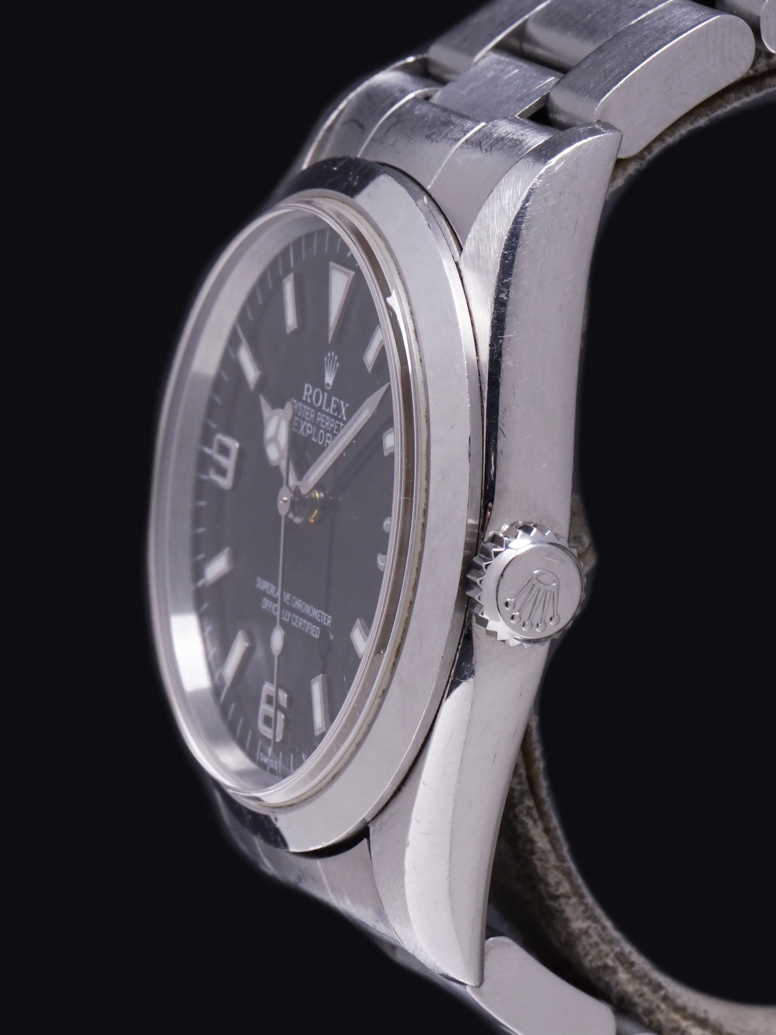 Unpolished 1999 Rolex Explorer I (Ref. 14270) SWISS Only