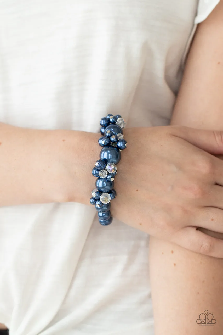 Upcycled Upscale Blue Paparazzi Bracelet