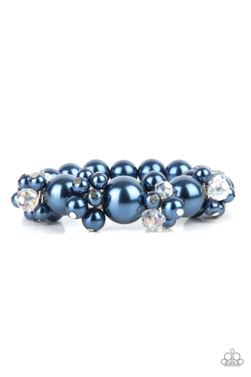 Upcycled Upscale Blue Paparazzi Bracelet