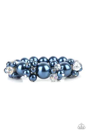 Upcycled Upscale Blue Paparazzi Bracelet