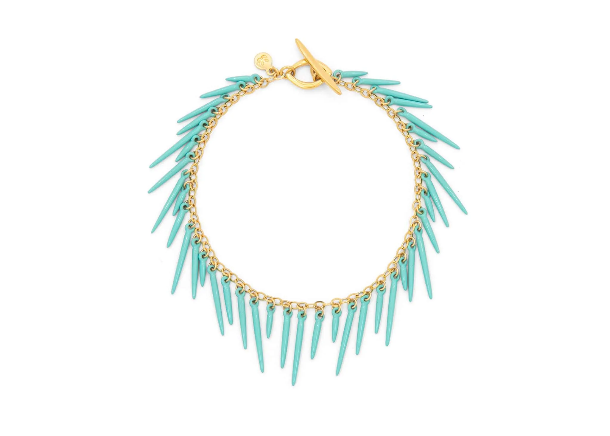 Urchin Fringe Bracelet- Powder Coated/Vermeil