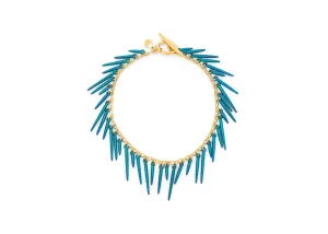 Urchin Fringe Bracelet- Powder Coated/Vermeil