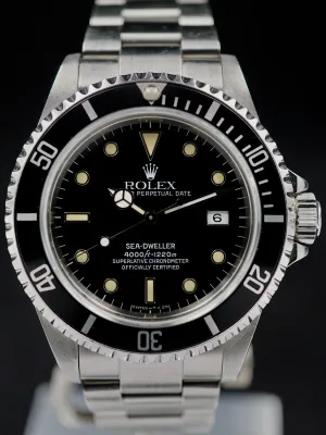 US Navy Seal 1990 Rolex Sea Dweller Ref. 16600