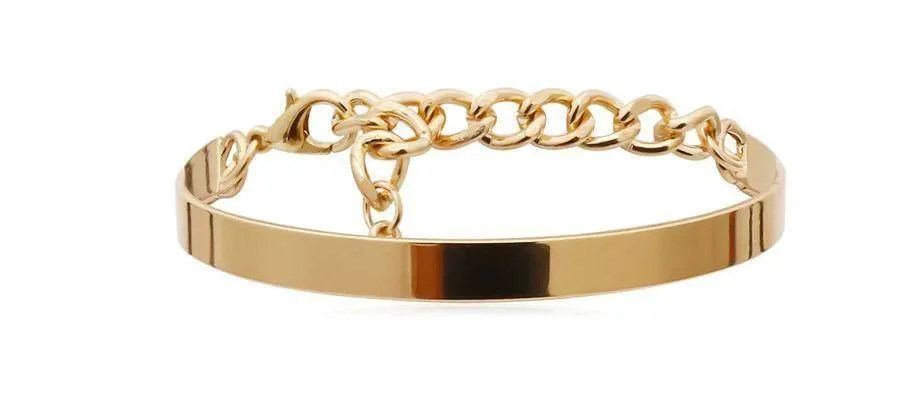 VacationGrabs Boho Gold Charm Bracelets Set of 4