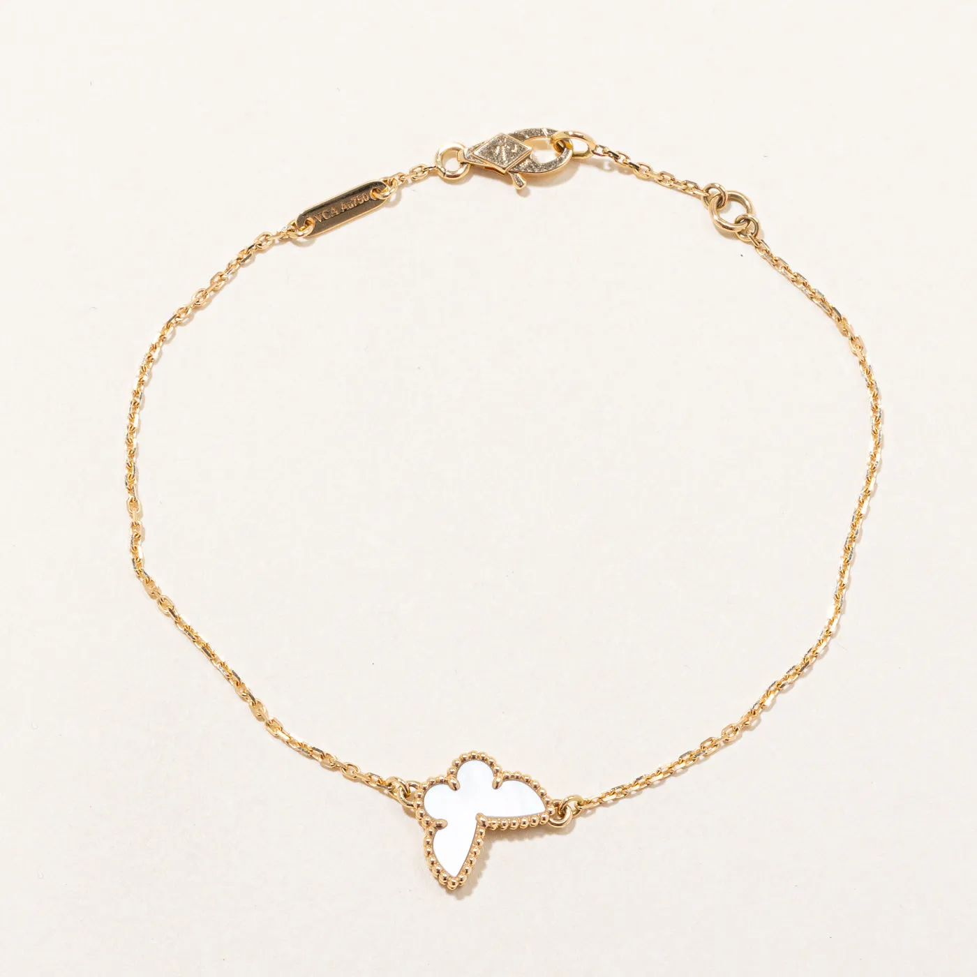 'Van Cleef & Arpels' Sweet Butterflies Bracelet | 7" |