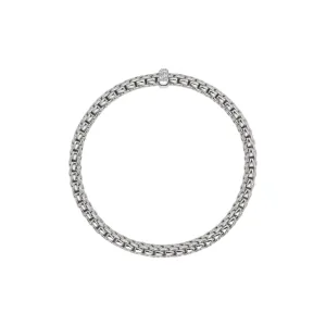 Vendome 18K White Gold Pavè Diamond Flex’it Bracelet