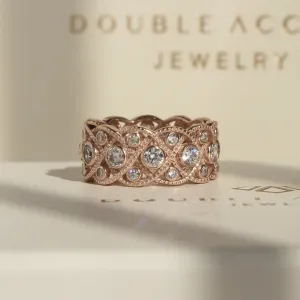 Vintage Elegance: 9mm Eternity Ring