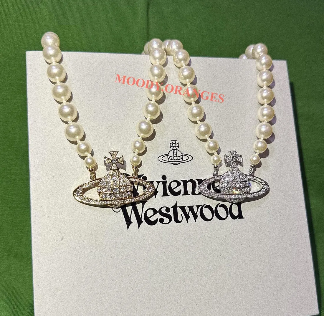 Vivienne Westwood Mini Bas Relief Pearl Accessories