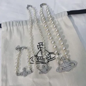 Vivienne Westwood Mini Bas Relief Pearl Accessories