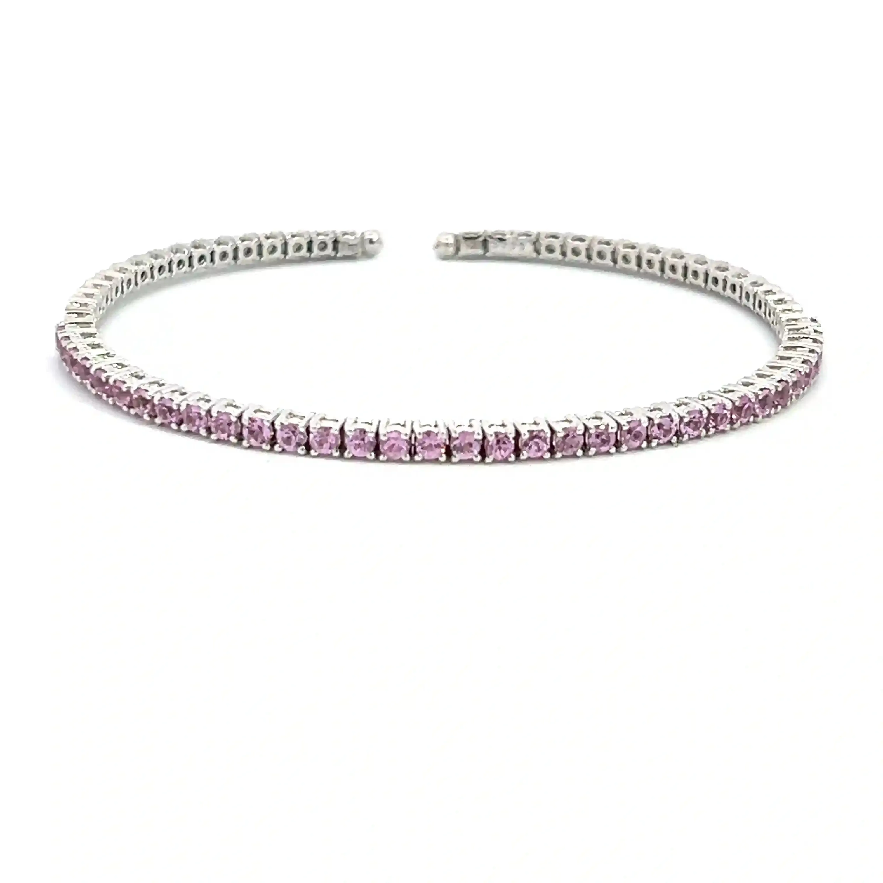 W&H Estate Pink Sapphire Flex Bracelet