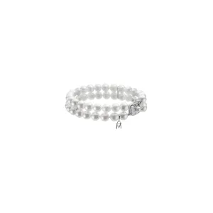 White Cultured Pearl Bracelet