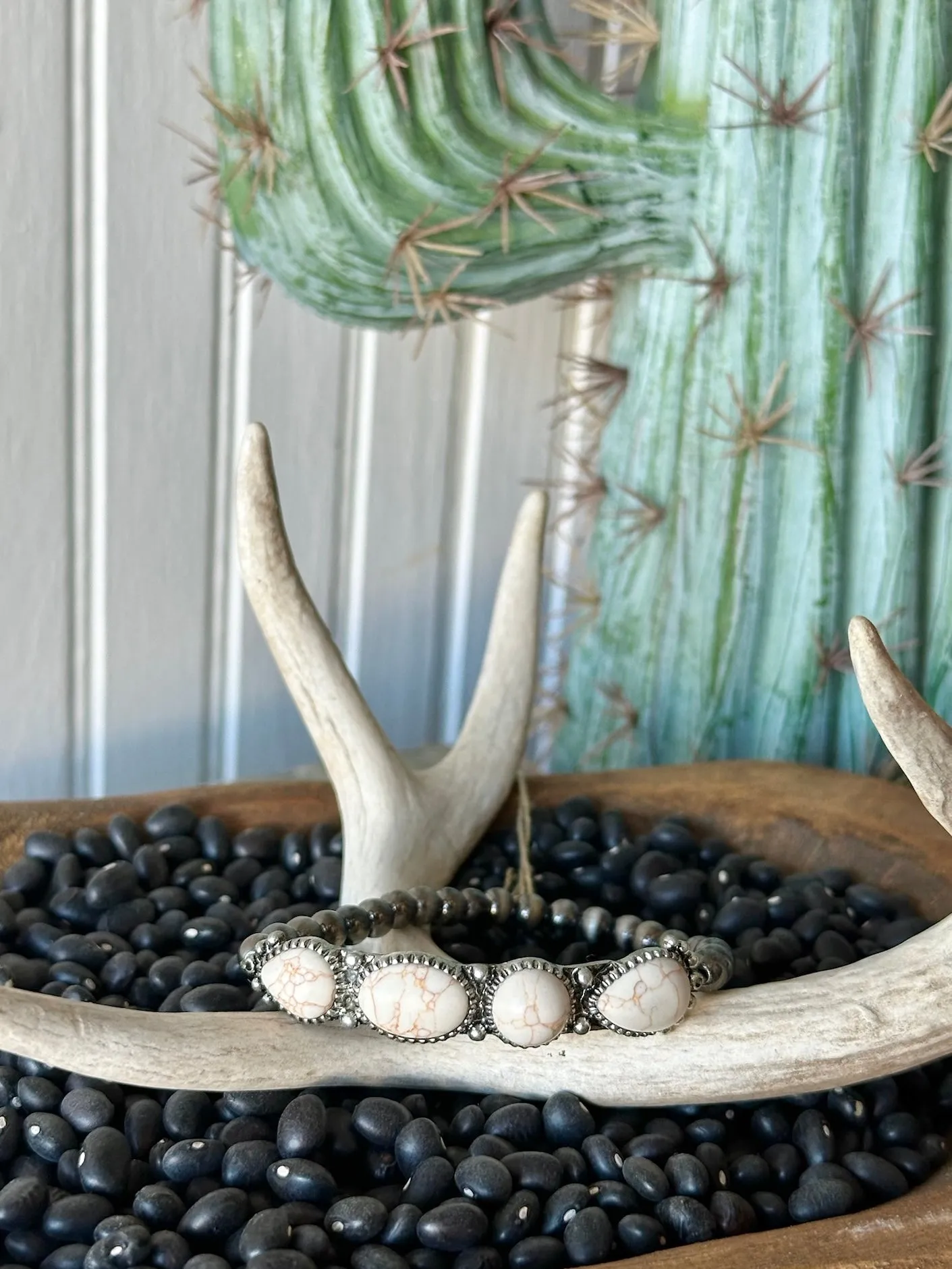 White Pearl Bracelets