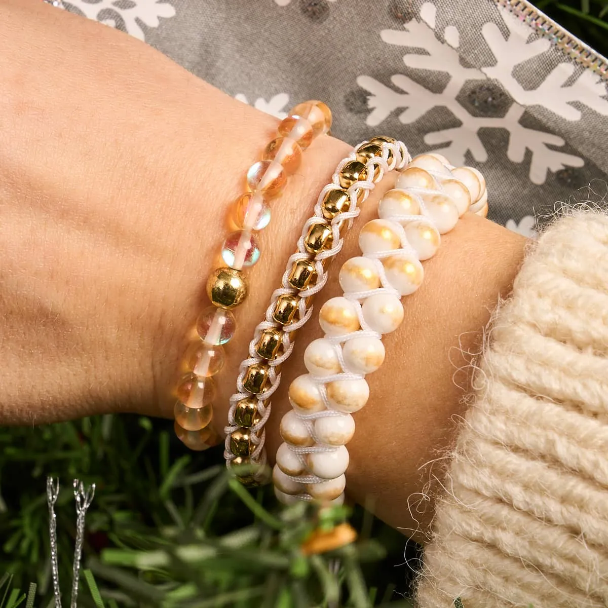 White x Gold | Catena Links Bracelet