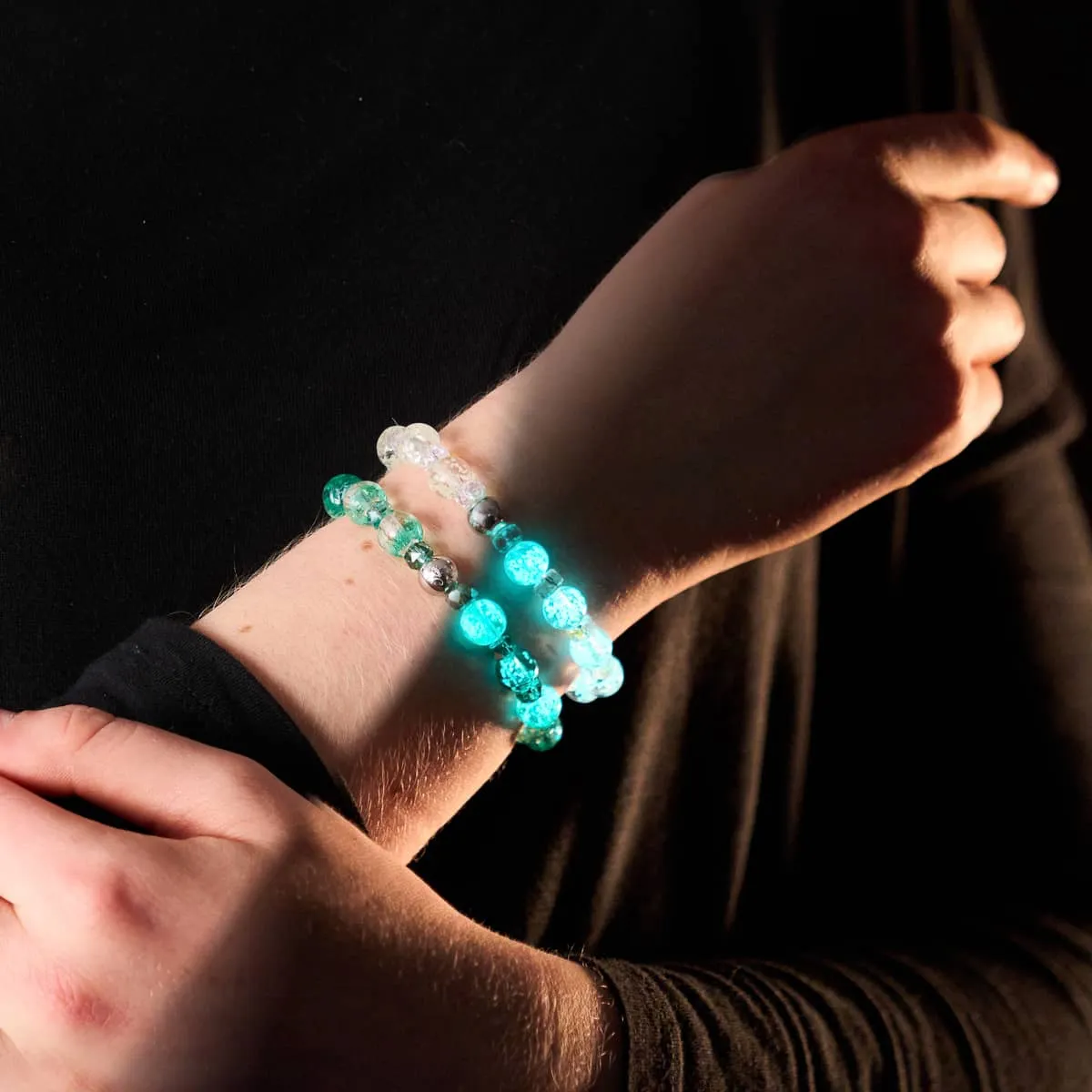 Whiteout | Firefly Glass Snow Globe Bracelet
