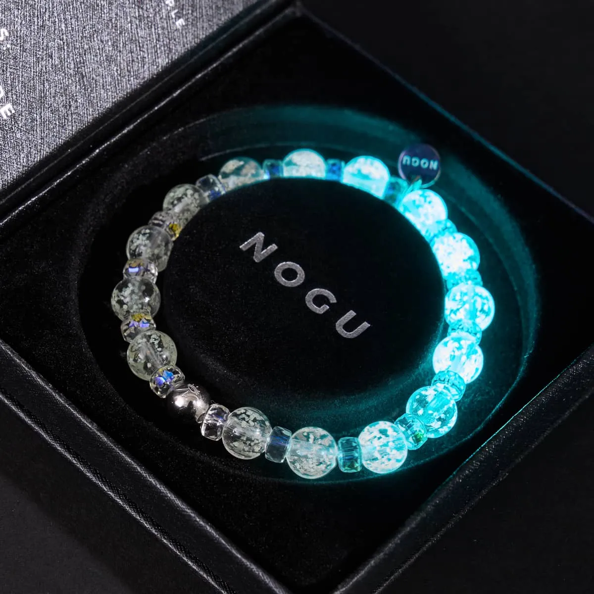 Whiteout | Firefly Glass Snow Globe Bracelet