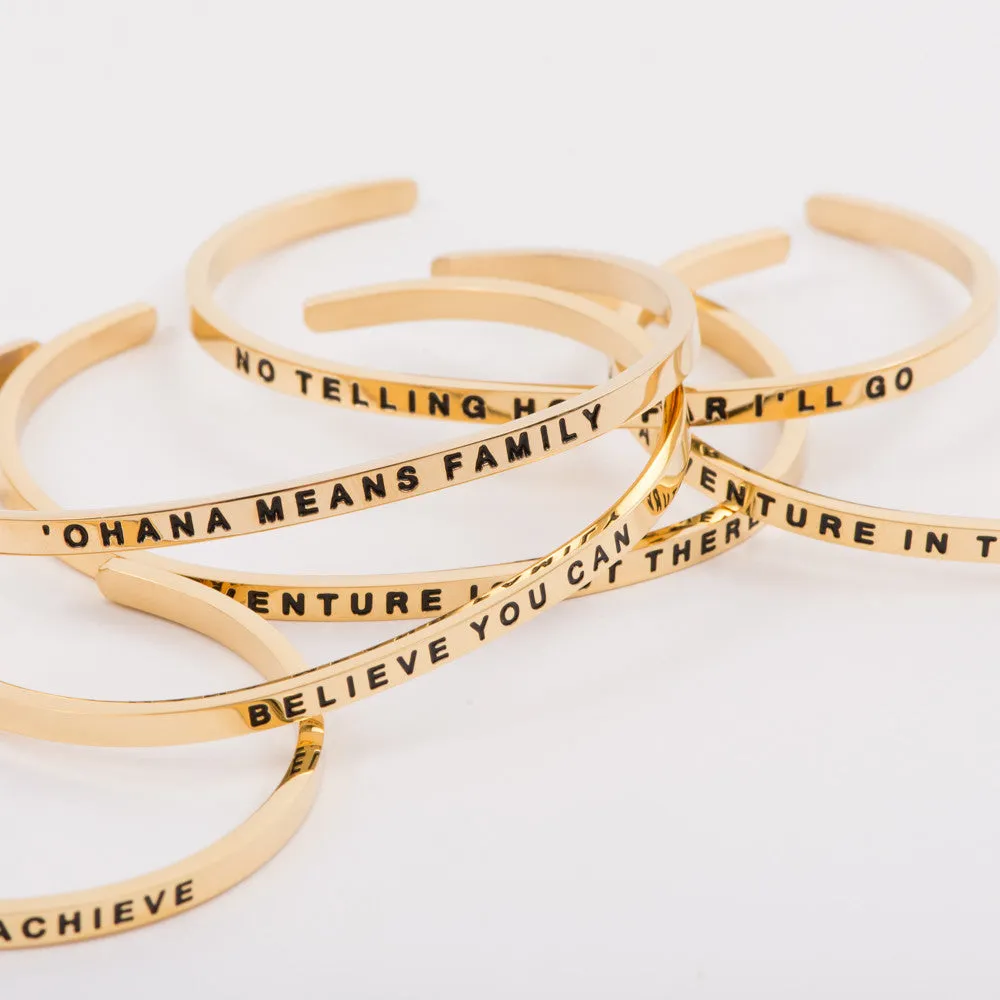 Yellow Gold Inspirational Bracelets