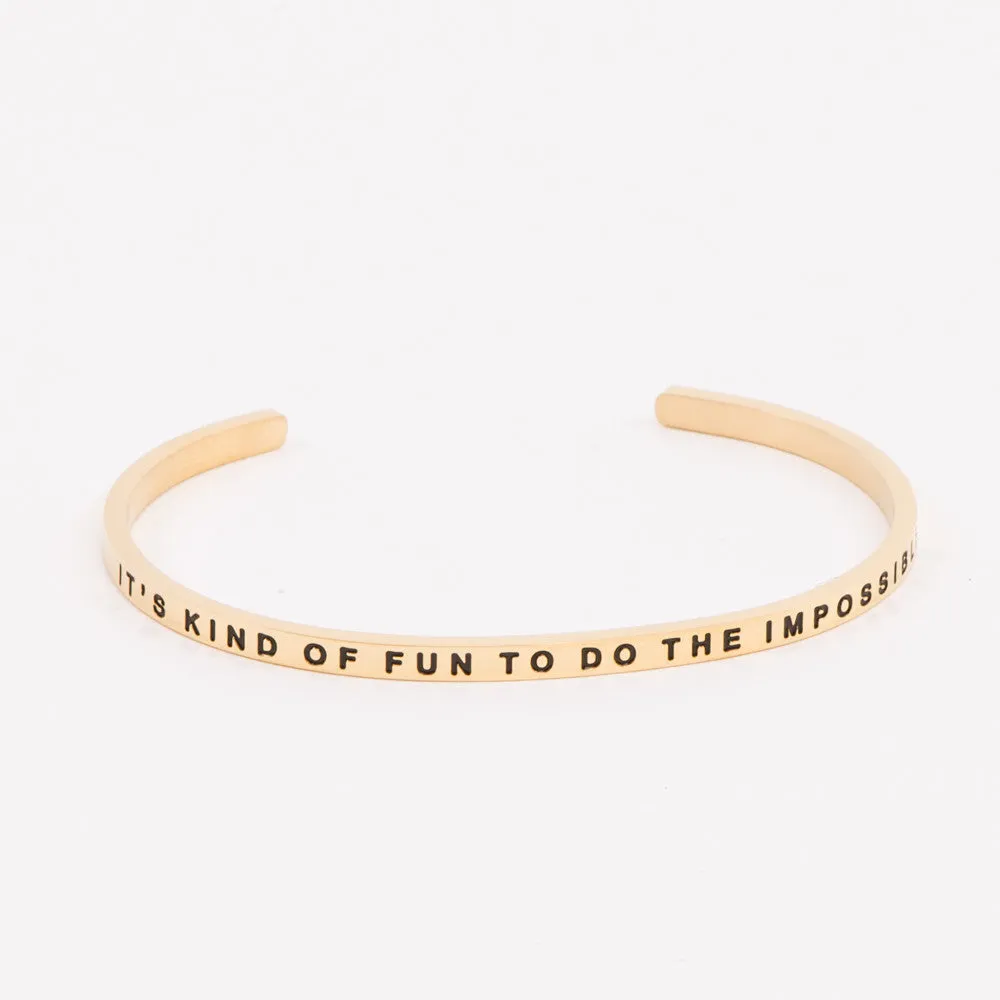 Yellow Gold Inspirational Bracelets