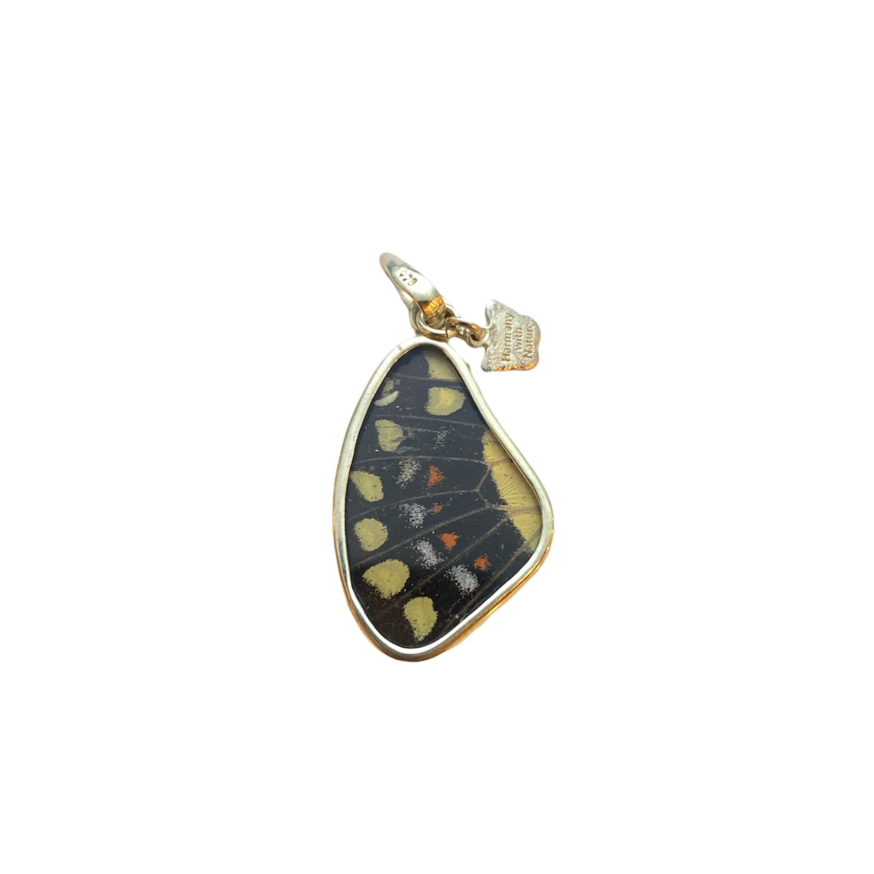 Yolanda Ormachea Small Butterfly Wing Pendant. Lima, Peru.