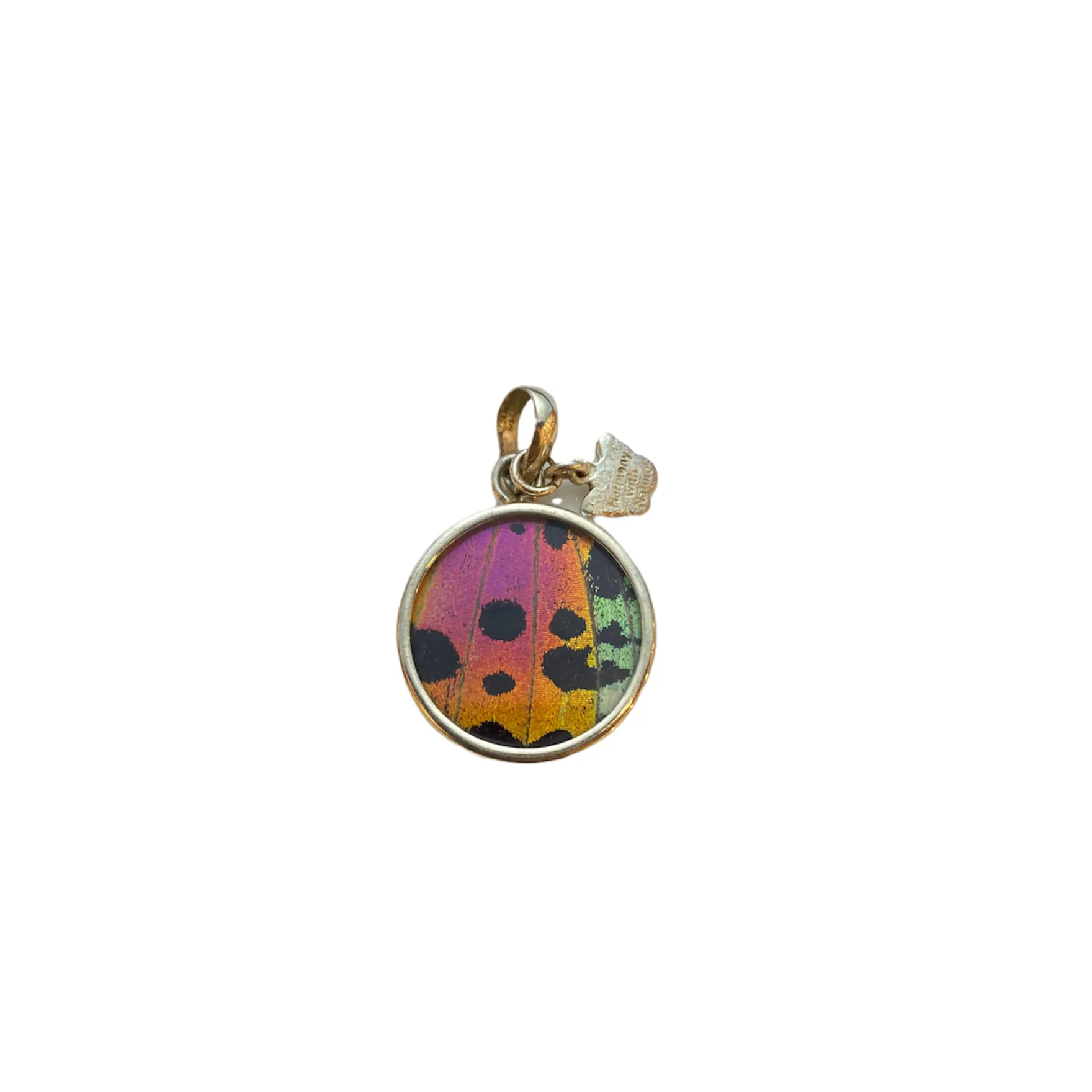 Yolanda Ormachea Small Butterfly Wing Pendant. Lima, Peru.