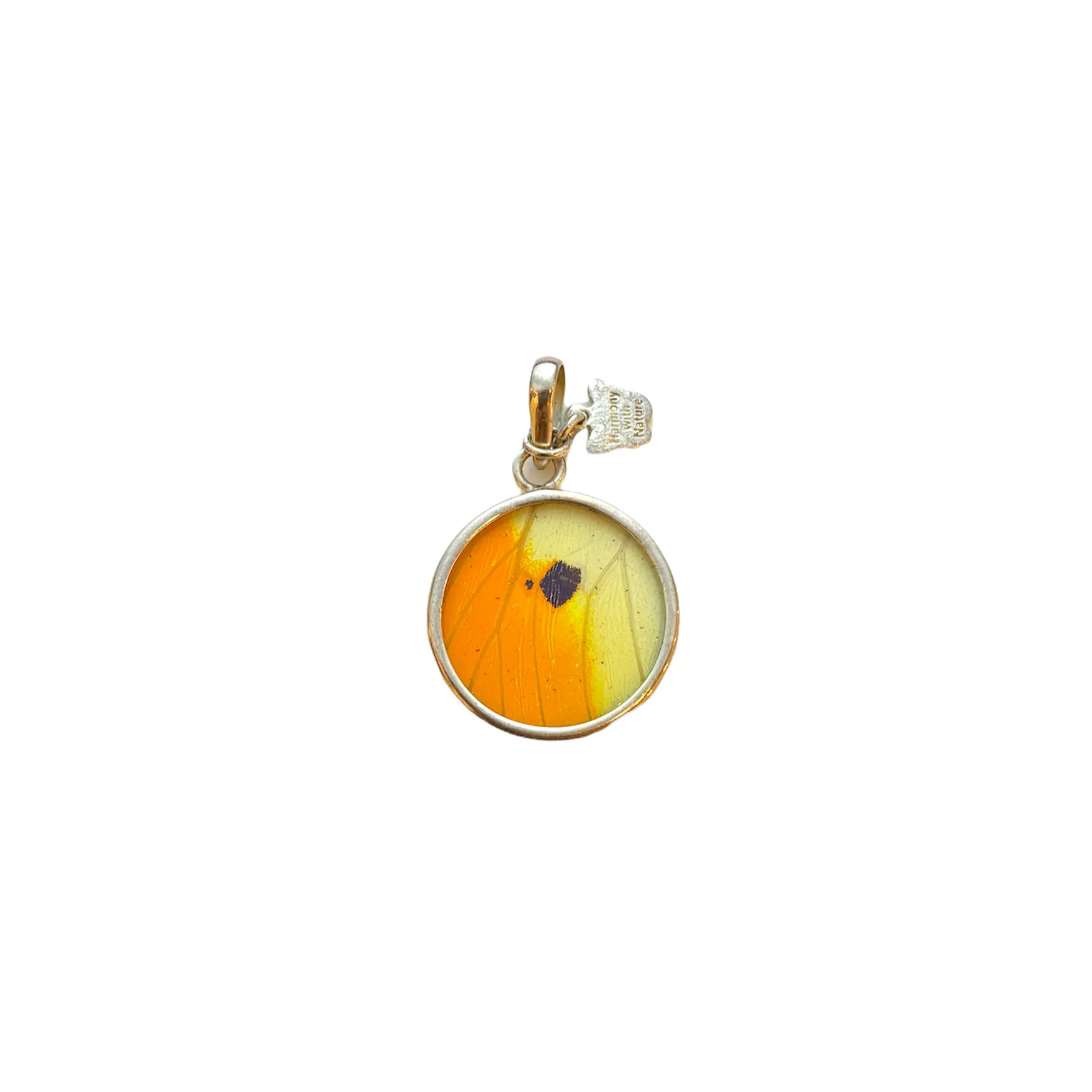 Yolanda Ormachea Small Butterfly Wing Pendant. Lima, Peru.