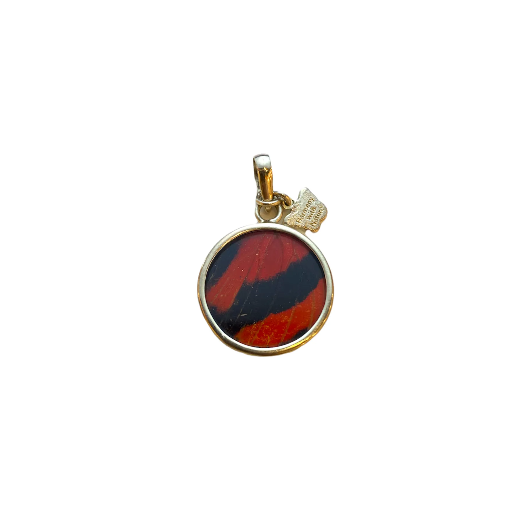 Yolanda Ormachea Small Butterfly Wing Pendant. Lima, Peru.