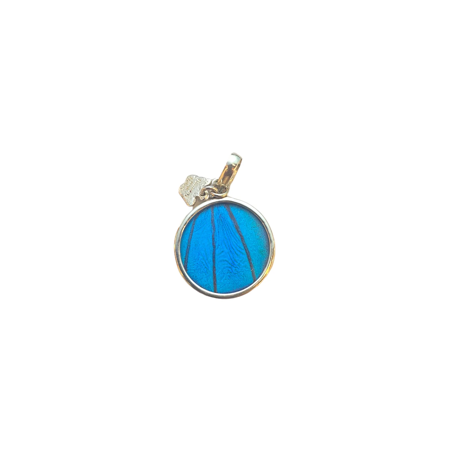 Yolanda Ormachea Small Butterfly Wing Pendant. Lima, Peru.